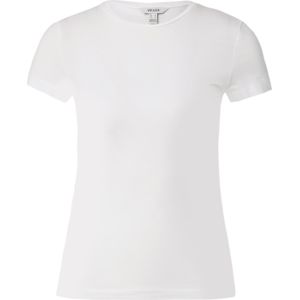 VERO MODA - Vmines Fiona Ss O-Neck Top - T-shirt - Wit - Katoen