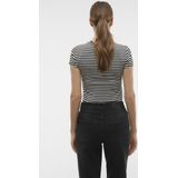 AWARE By VERO MODA Gestreept T-shirt VMINES FIONA Zwart