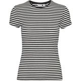 AWARE By VERO MODA Gestreept T-shirt VMINES FIONA Zwart