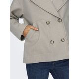 Only - Nancy Life - Damesjack - Mêlee - Regular Fit - Dubbele Knoopsluiting