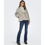 Only - Nancy Life - Damesjack - Mêlee - Regular Fit - Dubbele Knoopsluiting