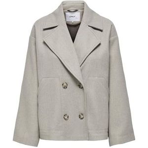 Only - Nancy Life - Damesjack - Mêlee - Regular Fit - Dubbele Knoopsluiting