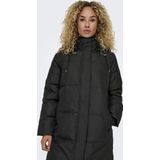 Onlirene - Puffer Jas - Winddicht - Lang - Met Capuchon - Polyester Voering