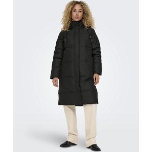 Onlirene - Puffer Jas - Winddicht - Lang - Met Capuchon - Polyester Voering