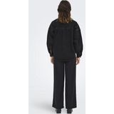 ONLY Dames ONLANNI LS Shirt LB DNM Jacket CRO jas, zwart, M, zwart, M