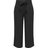 Onlcaro - Cropped Fit - Broek - Met Wijde Pijpen - High Waist - Inclusief Riem