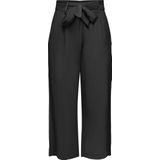 Onlcaro - Cropped Fit - Broek - Met Wijde Pijpen - High Waist - Inclusief Riem