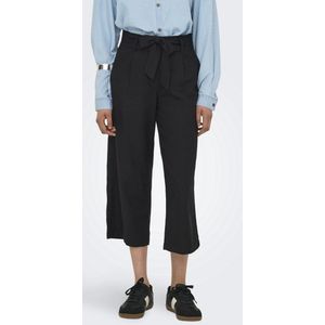 Onlcaro - Cropped Fit - Broek - Met Wijde Pijpen - High Waist - Inclusief Riem