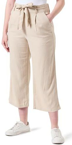 Only - Model 'Caro' - Regular Fit Culotte - Effen - Met Strikceintuur