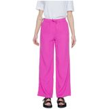 Only - Lente/Zomer - Palazzo Broek - Roze - Dames - Linnen