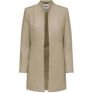 ONLLINEA L/S FITTED COATIGAN CC PNT, Iers crème/detail: witte melange, S