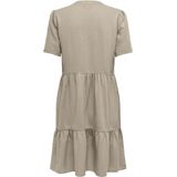 Jerseyjurken - TIRI-CARO - Vrijetijdsjurk - Comfort Fit - Mix van Viscose en Linnen