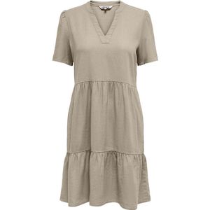 Jerseyjurken - TIRI-CARO - Vrijetijdsjurk - Comfort Fit - Mix van Viscose en Linnen