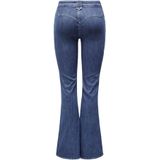 Only - Onlcheryl Mw Retro Flared Cutline Dnm Fg - Dames - Jeans