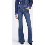 Only - Onlcheryl Mw Retro Flared Cutline Dnm Fg - Dames - Jeans