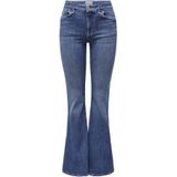 Only - Onlcheryl Mw Retro Flared Cutline Dnm Fg - Dames - Jeans