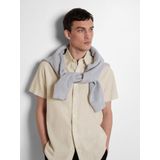 Overhemd - Effen - Katoen - Knoopsluiting - Kentkraag - Regular Fit