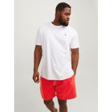 Jack & Jones - JPSTFIJI - Zwembroek - Rood - Gerecycled Polyester, Regular Fit, Elastische Tailleband