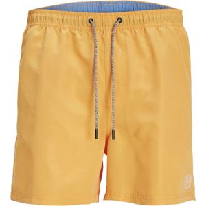 JACK & JONES Fiji Swim Solid - Heren Korte Broek - Abrikoos Oranje