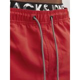 JACK & JONES - Swimshort - Rood - Gerecycled Polyester