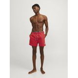 JACK & JONES - Swimshort - Rood - Gerecycled Polyester
