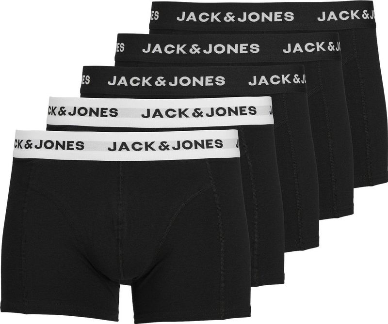 Jack & Jones Solid Trunk Boxershorts Heren (5 pack)