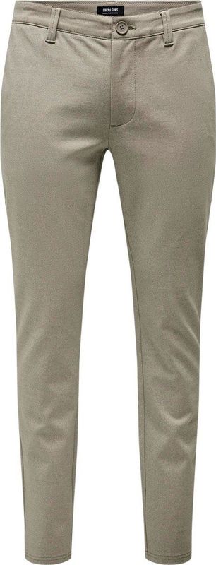 Chino Broek - Fallen Rock - Katoen - Met Riemlussen en Zakken