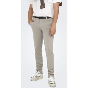 Chino Broek - Mélange - Viscose - Slimfit