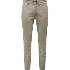 Only & Sons - Onsmark Slim Tap 0209 - Broek - Taupe - Katoen