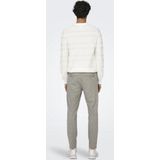 Chino - Chinchilla - Slim Fit - Normale Taillehoogte - Ritssluiting