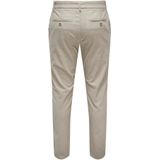 Pantalon - Limestone - Slim Fit - Normale Taillehoogte - Riemlussen