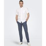 Pantalon - Bering Sea - Slim Fit - Normale Taillehoogte - Riemlussen - Steekzakken - Achterzakken - Ritssluiting