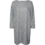 VERO MODA VMBLIS 7/8 Boatneck Short Dress - Lichtgrijs - Katoen