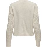 Only Trui Onlsofie Ls Cabel Pullover Ex Knt 15317863 Pumice Stone/w. Melange Dames