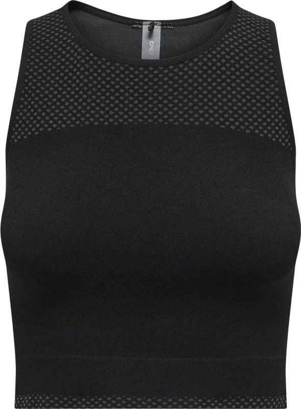 Only Play - Jamina - Training Top - Zwart - Aansluitende Pasvorm - Mouwloos