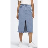 ONLY - ONLBIANCA Rok - Denim - Blauw - Midi-lengte