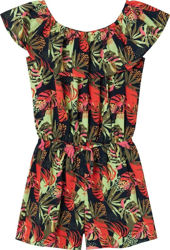 Overall - VINAYA - Gerecycled Materiaal - Korte Lengte - Bloemenprint