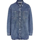 Denim - Jack - Medium Blue - 100% Katoen - Relaxed Fit