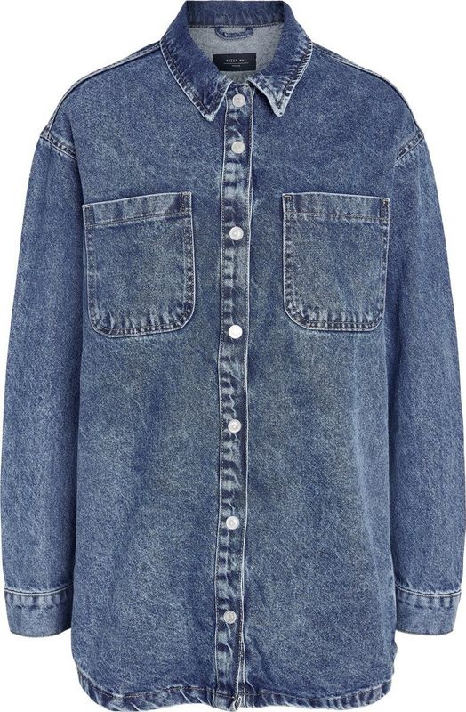 Denim - Jack - Medium Blue - 100% Katoen - Relaxed Fit