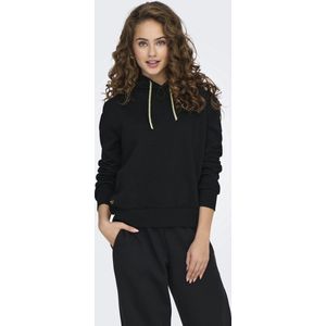 Sweater - Glitterprint - Capuchon - Normale Pasvorm - Lange Mouwen