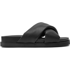 ONLY SHOES - Gekruiste Muiltjes - Zwart - Polyurethaan