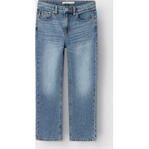 NAME IT KIDS - Straight Fit Jeans - Afgedragen Look - Denim