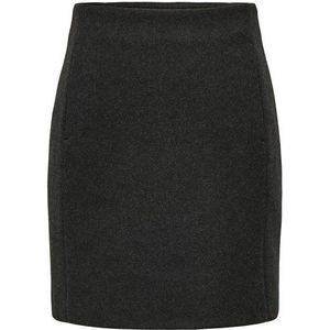 ONLY - ONLTRILLION HW SHORT SKIRT - Rok - Grijs - Katoen