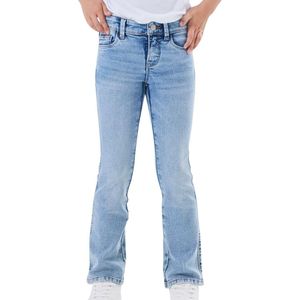 Boot Cut Jeans - Blauw - Denim - Verstelbare Taille - Bootcut Fit