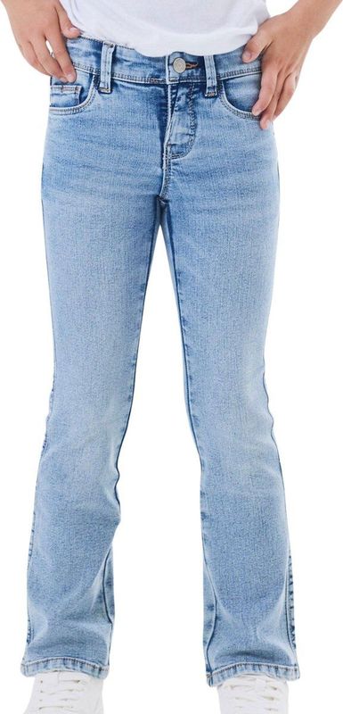 Boot Cut Jeans - Blauw - Denim - Verstelbare Taille - Bootcut Fit