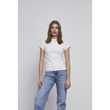 Noisy may T-shirt Nmkatinka S s Raglan Top Fwd Jrs No 27028796 Bright White Dames