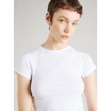 Noisy may T-shirt Nmkatinka S s Raglan Top Fwd Jrs No 27028796 Bright White Dames