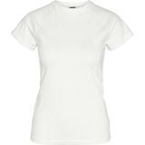Noisy may T-shirt Nmkatinka S s Raglan Top Fwd Jrs No 27028796 Bright White Dames