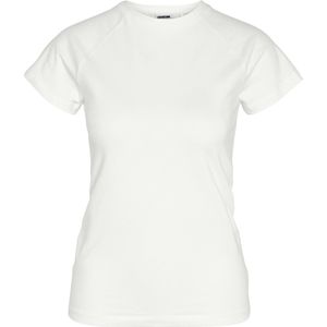 Noisy may T-shirt Nmkatinka S s Raglan Top Fwd Jrs No 27028796 Bright White Dames