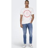 ONLY & SONS - Straight Jeans - Kleur - Materiaal